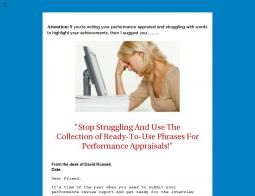 Phrases For Performance Appraisals