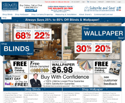 Steve's Blinds & Wallpaper