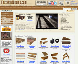Faux Wood Beams