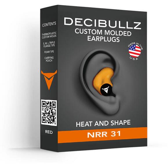 2.Decibullz Custom Molded Ear Plugs