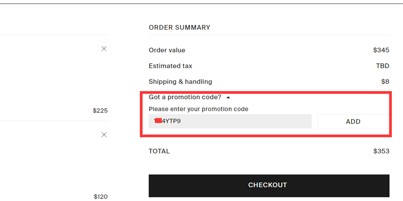 COS promotion Codes