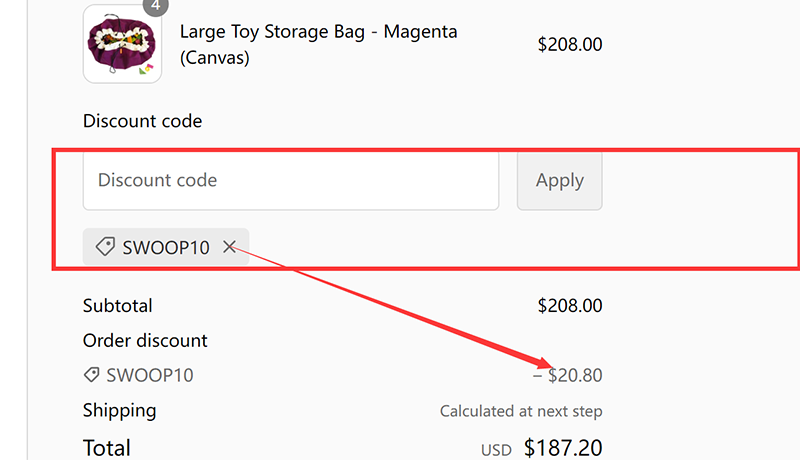 Swoop Bags Coupon Codes