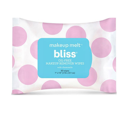 Bliss Makeup Melt Oil-Free Makeup Remover Wipes