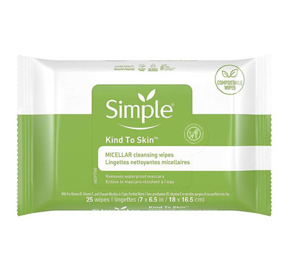 Simple Kind to Skin Micellar Make-Up Remover Wipes