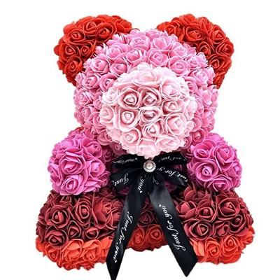 EXCLUSIVE RAINBOW ROSE BEAR