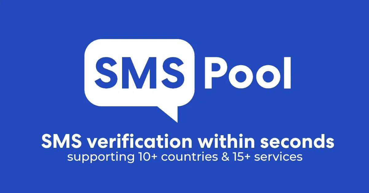 Smspool Promo Code 20% Off | Smspool Promo Codes August 2026