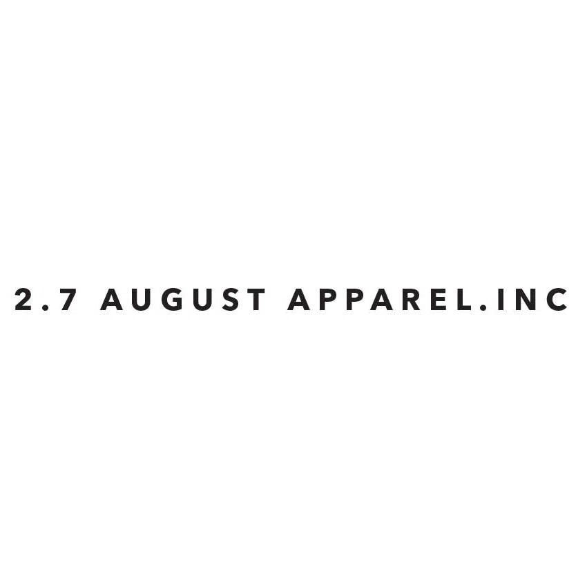 2.7 August Apparel