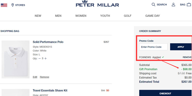 peter millar promo code barstool