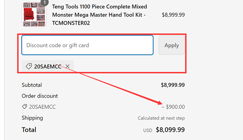 Teng Tools Coupon Codes
