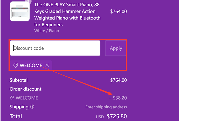 The ONE Smart Piano Coupon Codes