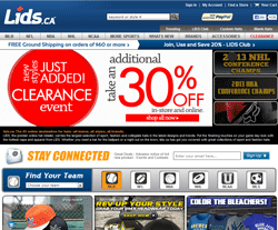 Lids Canada Promo Codes & Coupons
