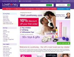 LoveHoney UK Promo Codes & Coupons