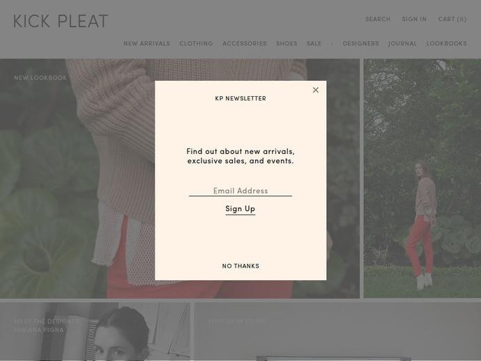 38 Off Kick Pleat Coupon Codes & Promo Codes August