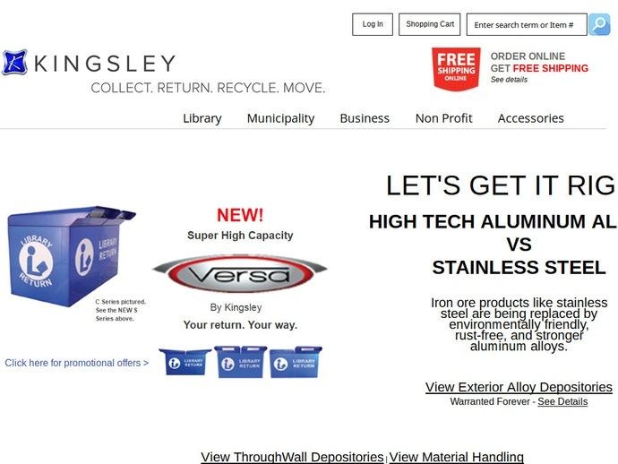 Free Kingsley Library Equipment Coupoon Codes & Promo Codes 2021 Save